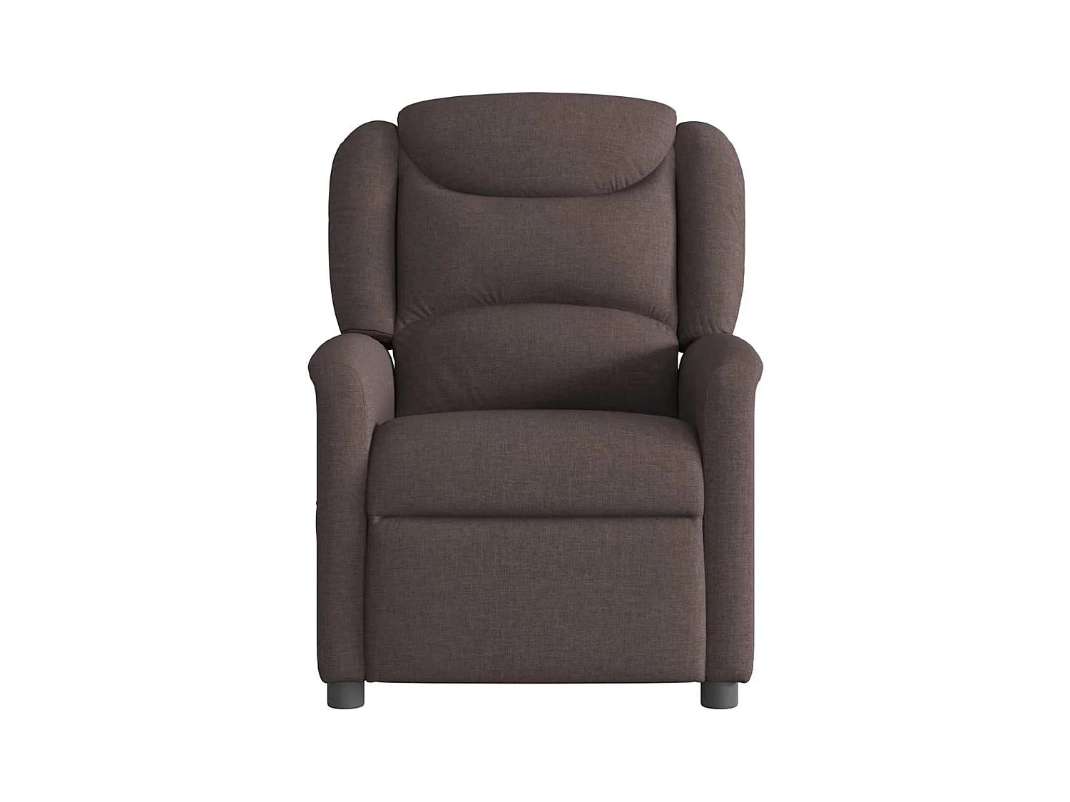 Sillón de relax | Silla | Sillón reclinable de tela marrón oscuro SHL9754