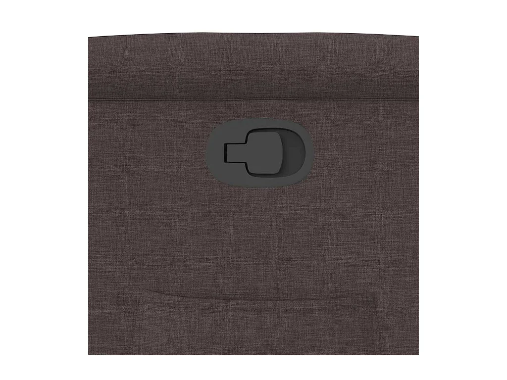 Sillón de relax | Silla | Sillón reclinable de tela marrón oscuro SHL9754