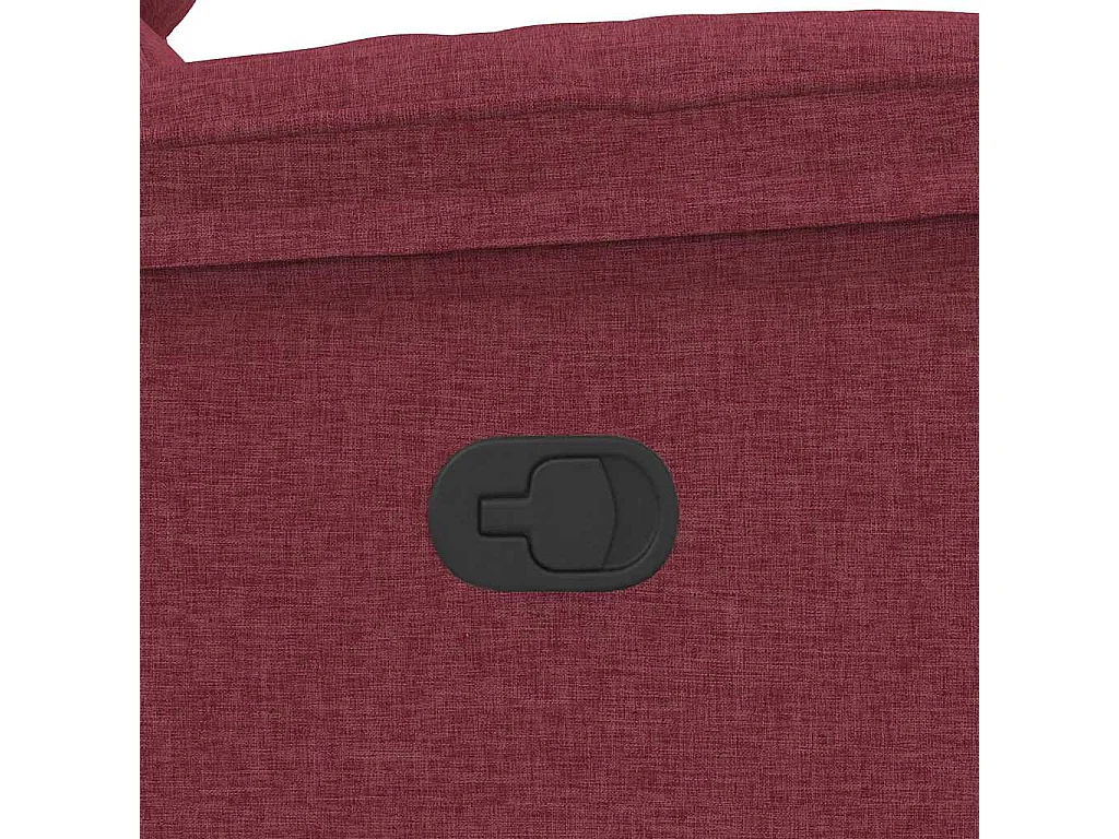Sillón de relax | Silla | Sillón reclinable de tela rojo tinto SHL5737