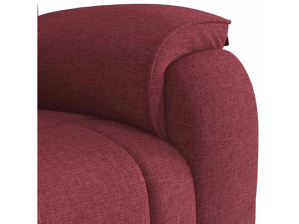 Relaxsessel | Lounge Sessel für Wohnzimmer Weinrot Stoff SHL77266
