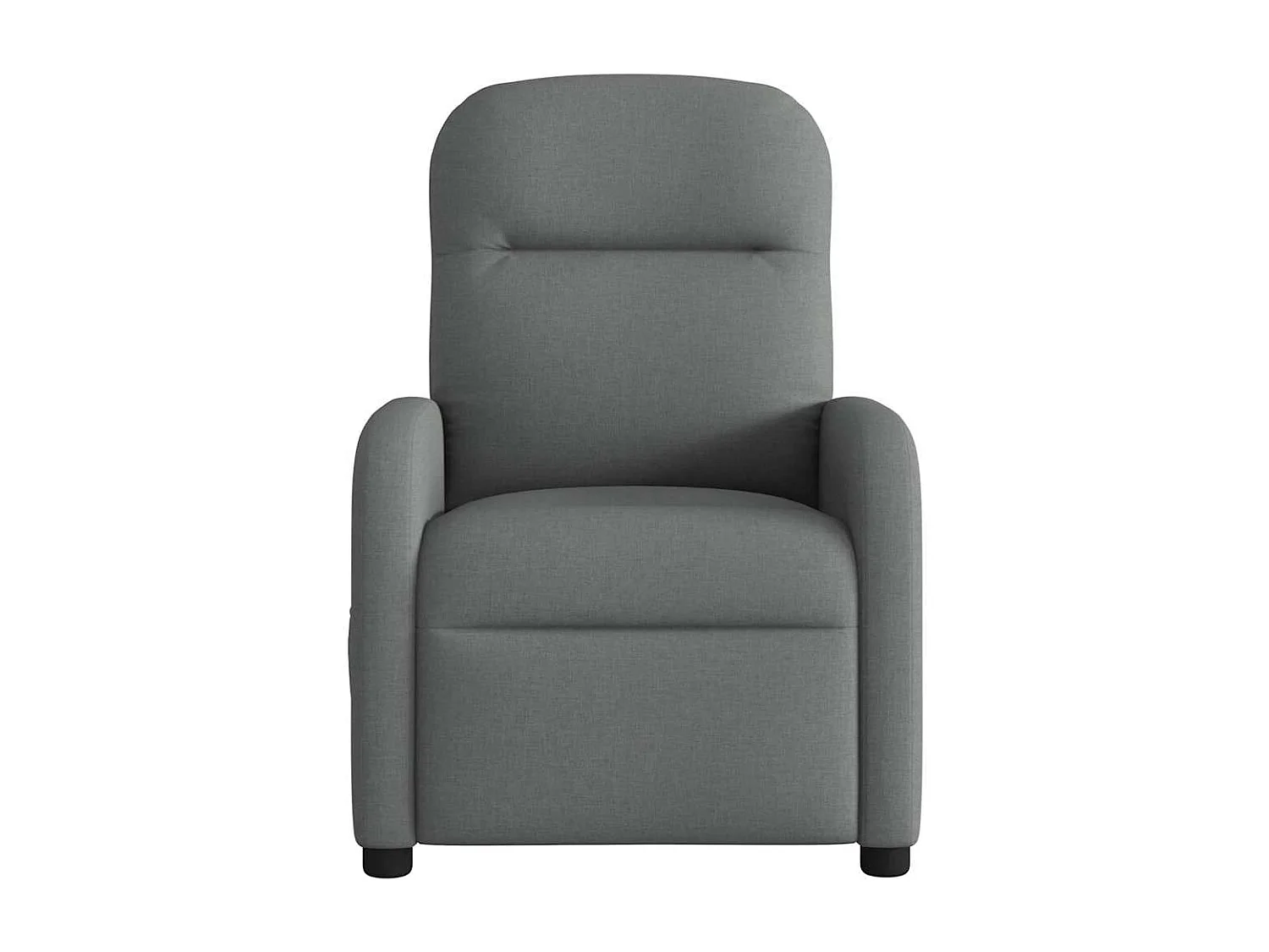 Sillón de relax | Sillón reclinable de tela gris oscuro SHL7077