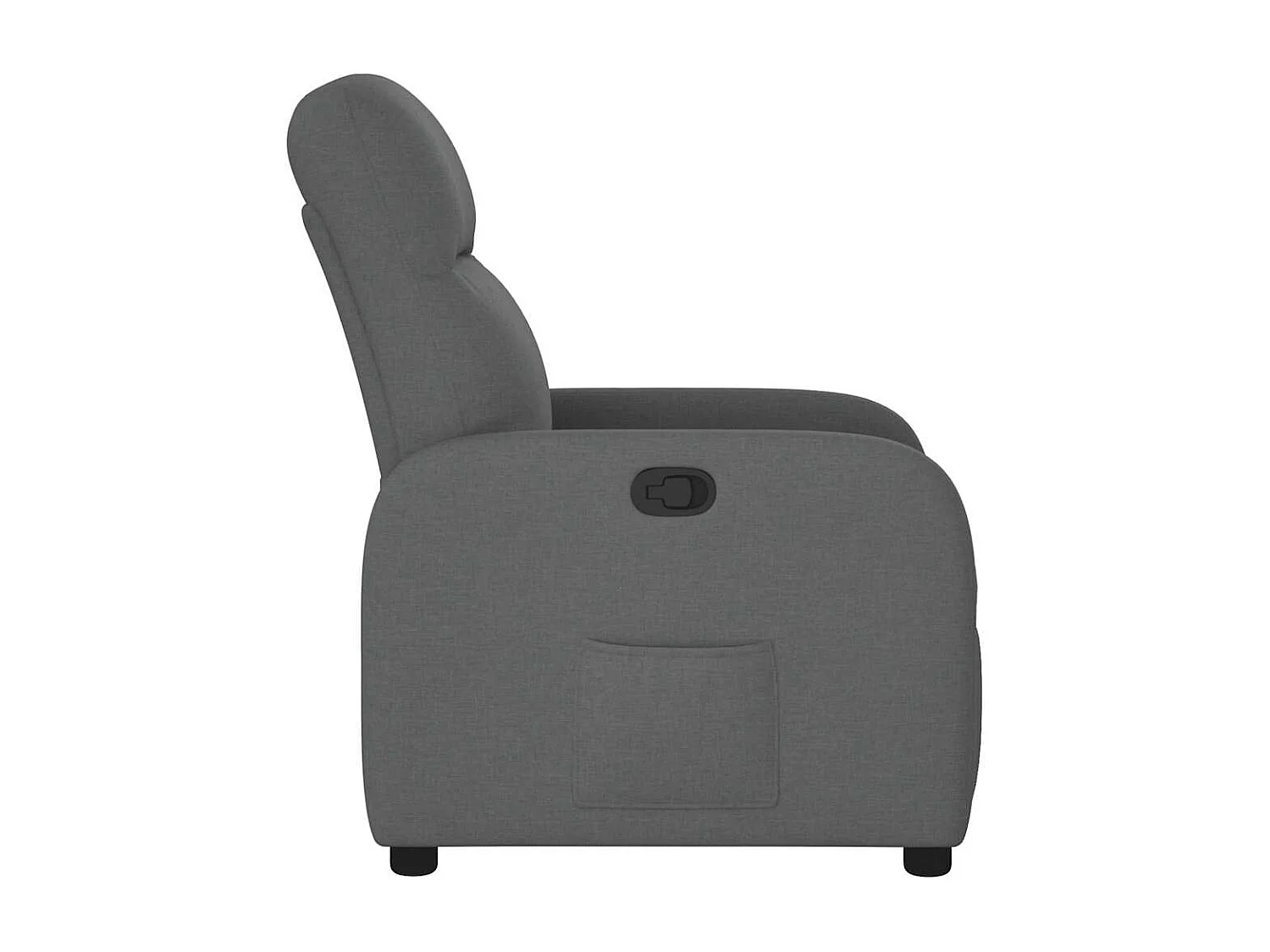Sillón de relax | Sillón reclinable de tela gris oscuro SHL7077