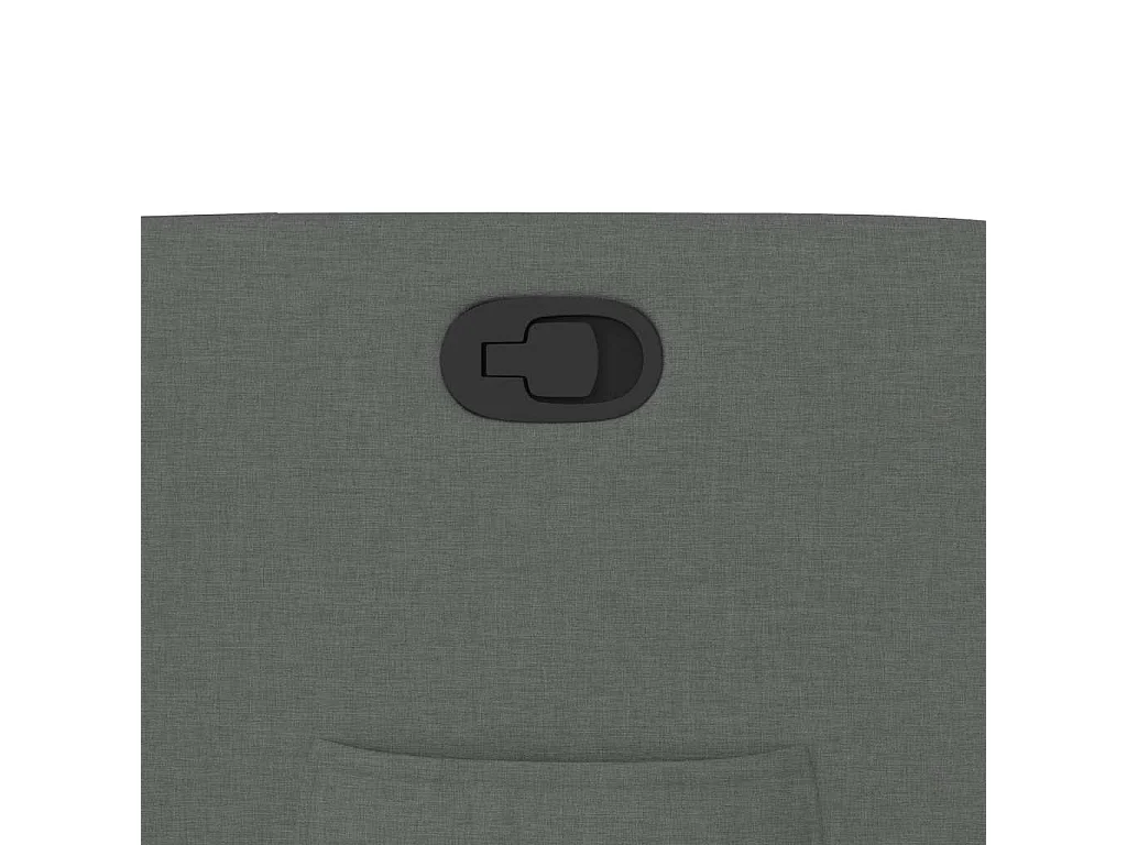 Sillón de relax | Sillón reclinable de tela gris oscuro SHL7077