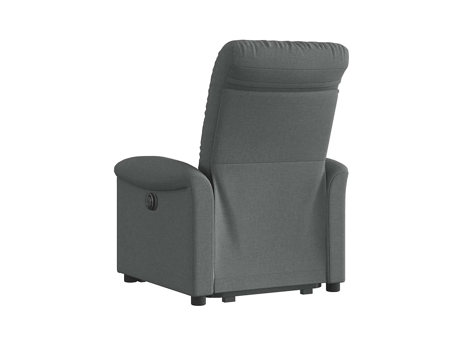 Fauteuil inclinable-Chaise de relax-Fauteuil TV Gris foncé Tissu SHL1432