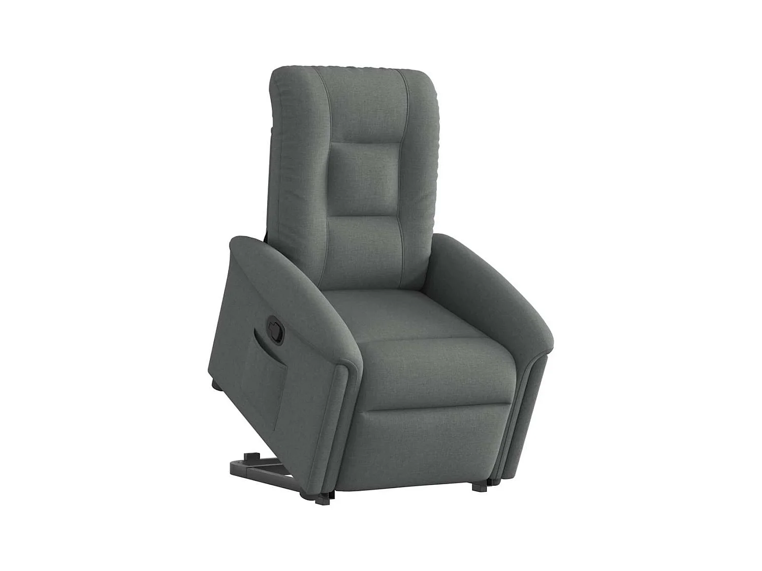 Sillón de relax | Silla | Sillón reclinable elevable de tela gris oscuro SHL3501