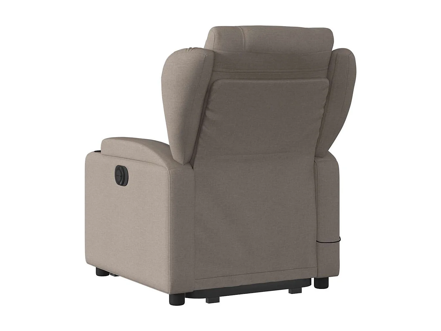 Massagesessel mit Aufstehhilfe | Relaxsessel Taupe Stoff SHL15928