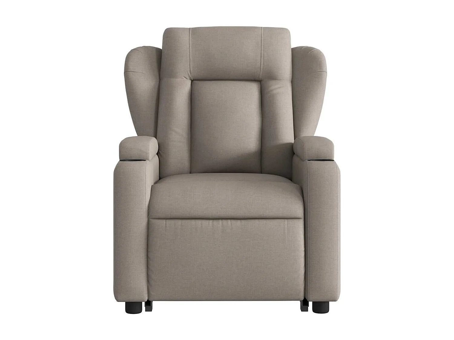 Massagesessel mit Aufstehhilfe | Relaxsessel Taupe Stoff SHL15928