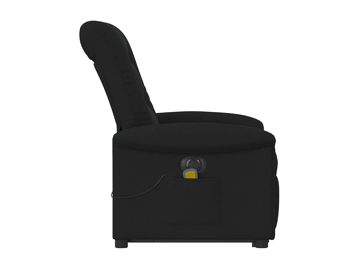 Sillón de salón | Silla | Sillón de masaje eléctrico reclinable elevable tela negro SHL2018