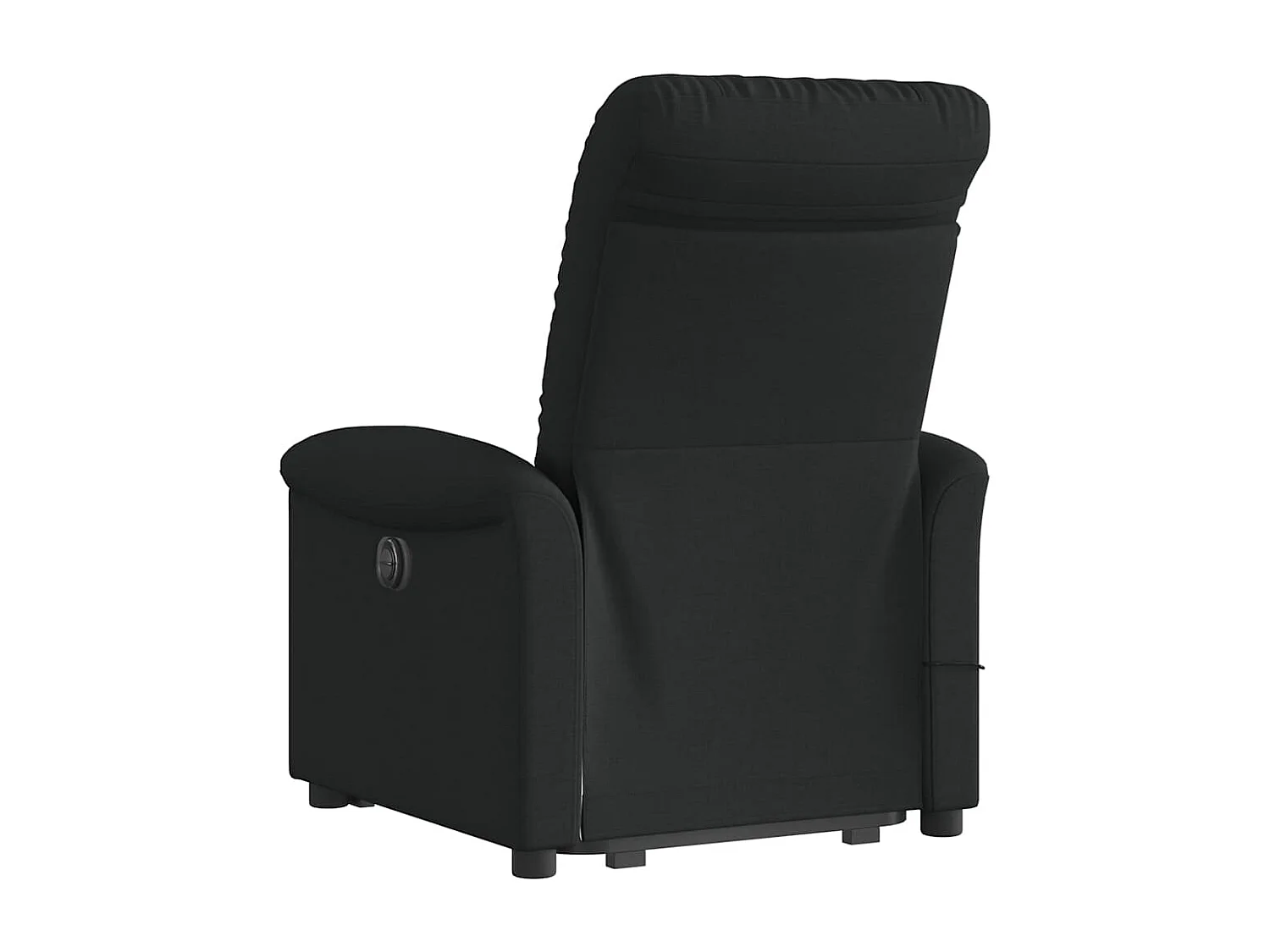 Fauteuil inclinable électrique-Chaise de relax-Fauteuil de Massage Noir Tissu SHL943