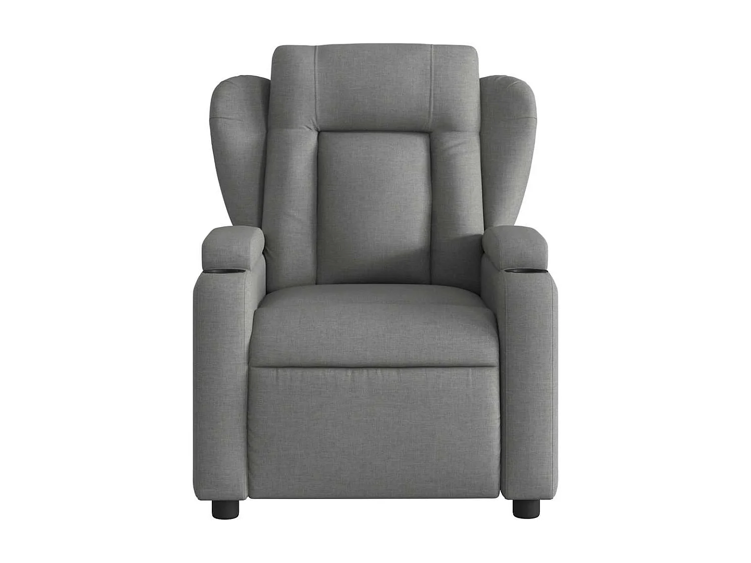 Fauteuil inclinable-Chaise de relax-Fauteuil de Massage gris foncé tissu SHL1439