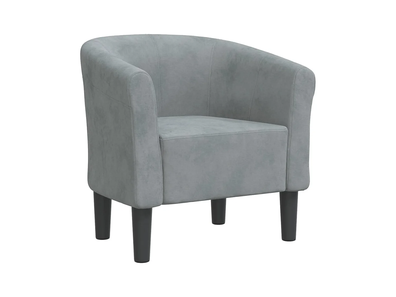 Sillón de salón | Silla de relax | Sillón de terciopelo gris oscuro SHL5827