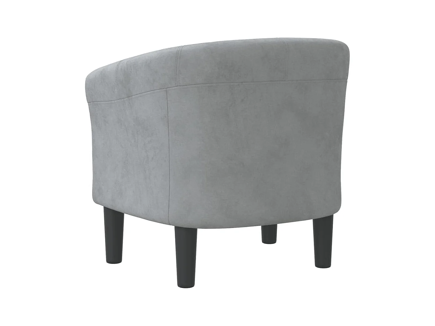 Sillón de salón | Silla de relax | Sillón de terciopelo gris oscuro SHL5827