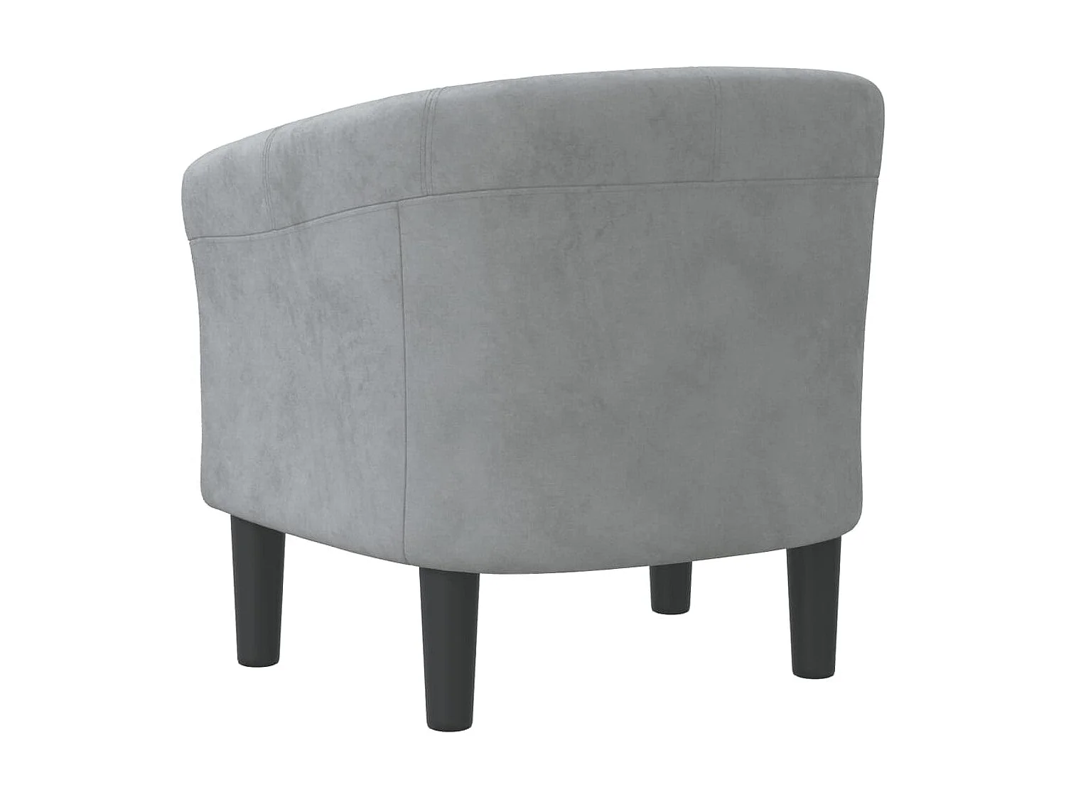 Relaxsessel | Clubsessel Dunkelgrau Samt SHL58726