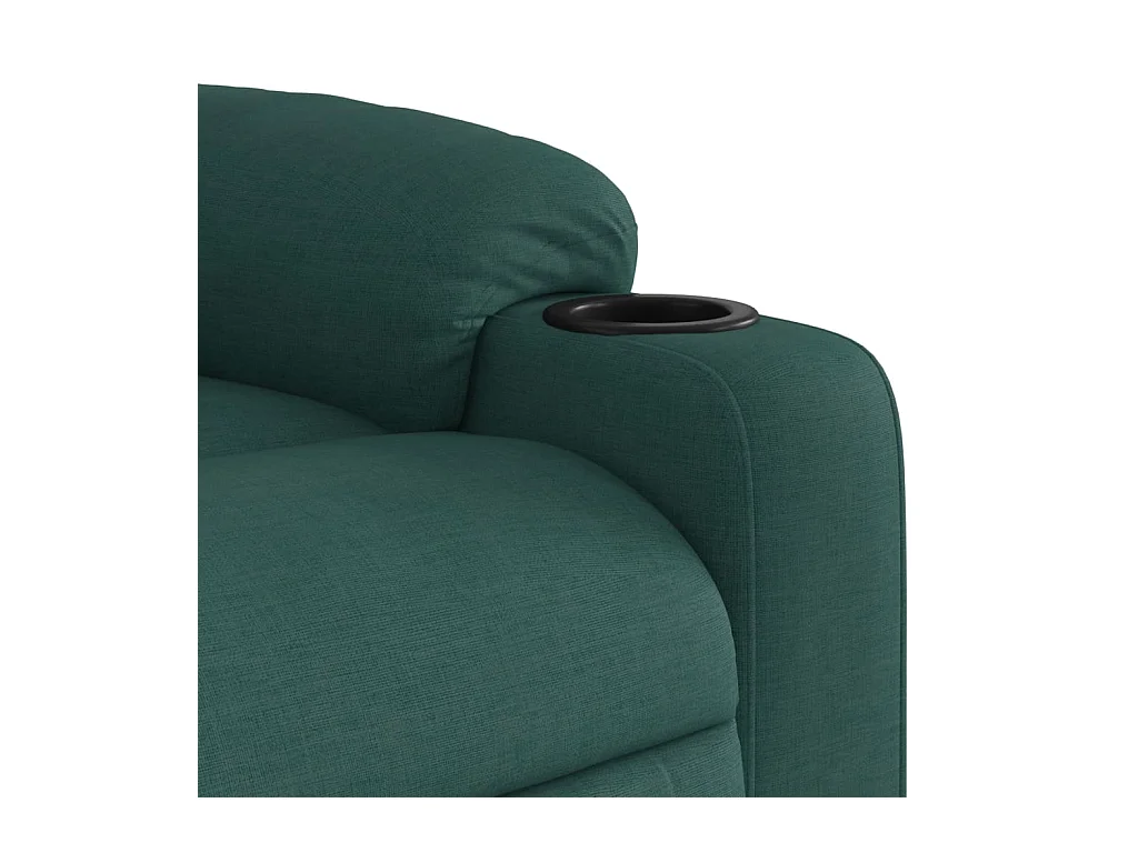 Sillón de relax | Silla | Sillón reclinable de tela verde oscuro SHL6165