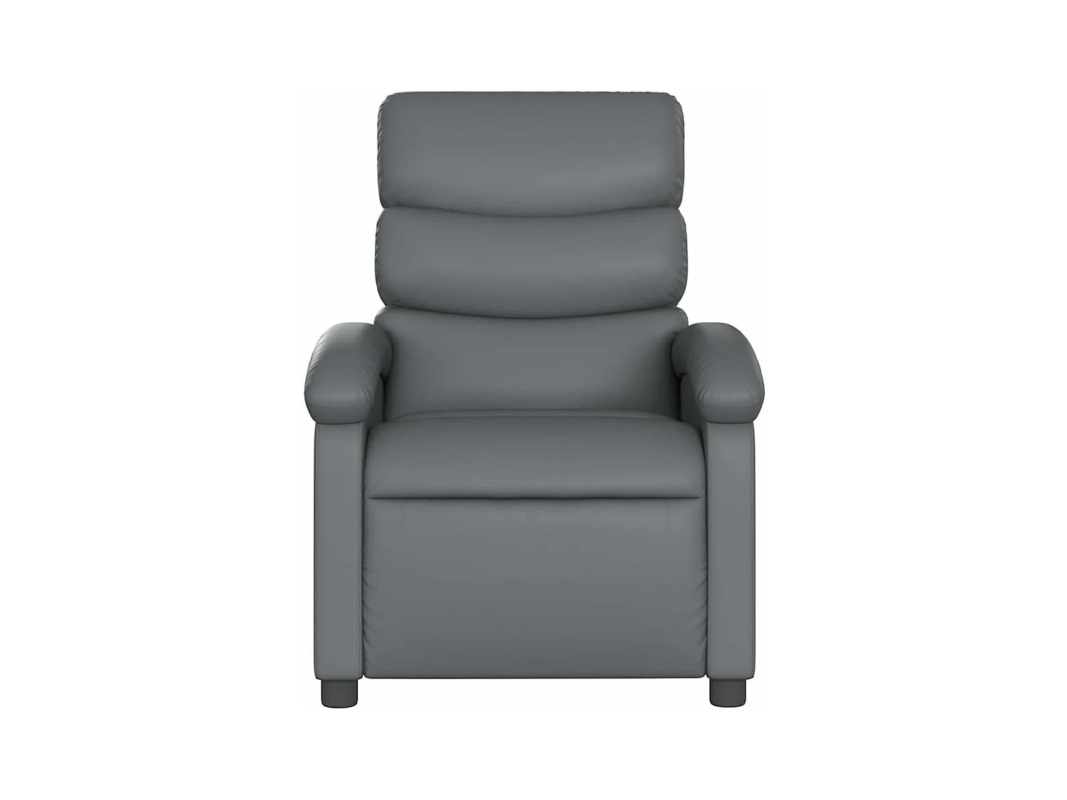 Sillón de salón | Silla | Sillón de masaje reclinable cuero sintético gris SHL9215