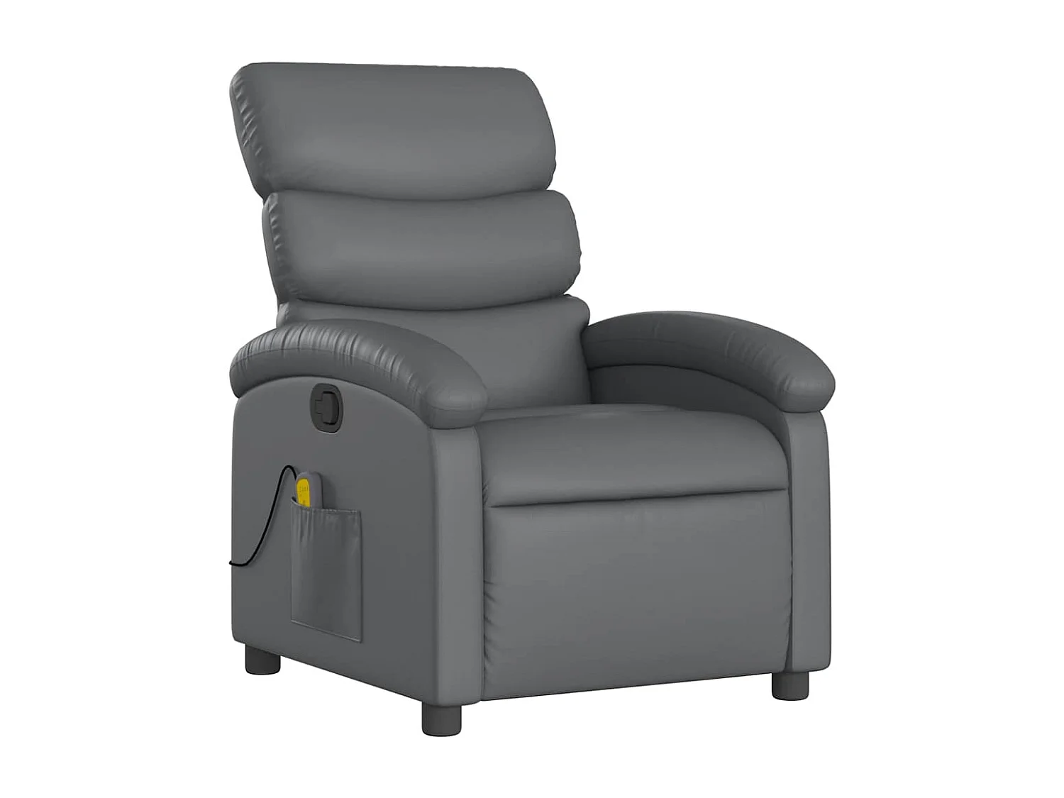 Relaxsessel | Massagesessel Grau Kunstleder SHL7275