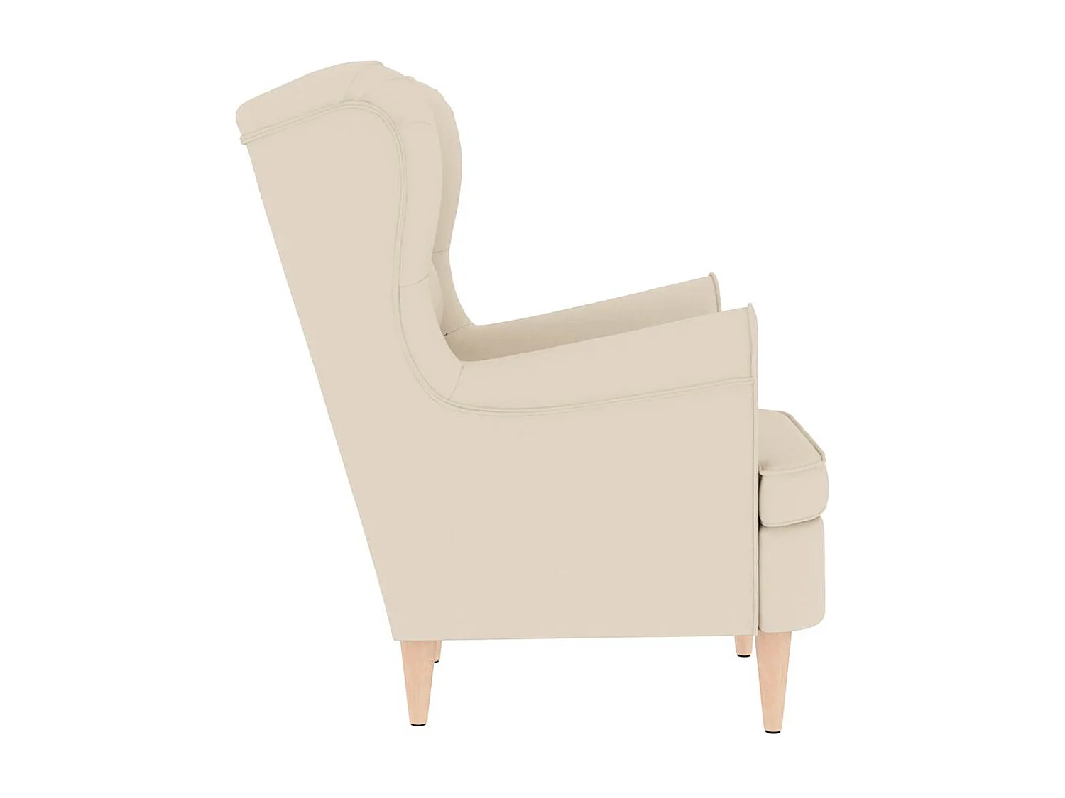 Fauteuil de Salon-Chaise de relax blanc 74x84x100 cm lin SHL5384