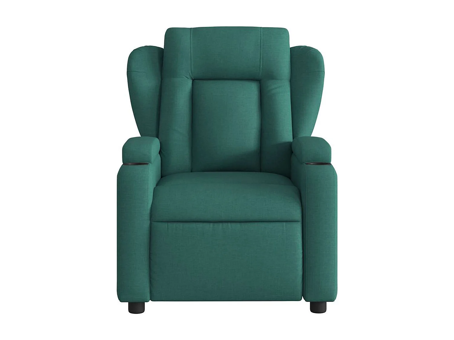 Sillón de salón | Silla | Sillón de masaje reclinable de tela verde oscuro SHL7311