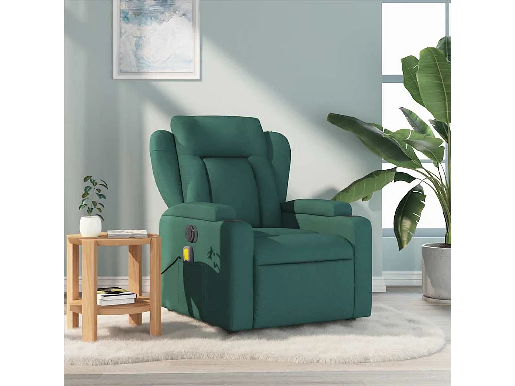 Relaxsessel | Massagesessel Dunkelgrün Stoff SHL18317