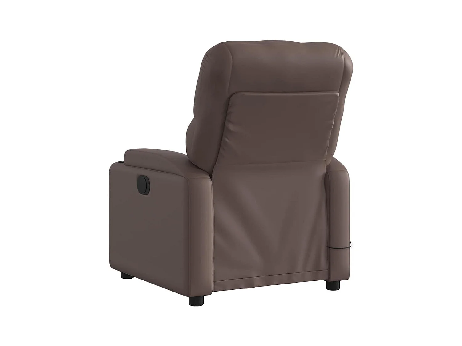 Sillón de salón | Silla | Sillón de masaje reclinable cuero sintético marrón SHL8736