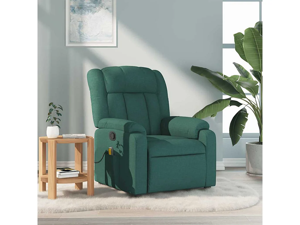 Relaxsessel | Massagesessel Dunkelgrün Stoff SHL5500