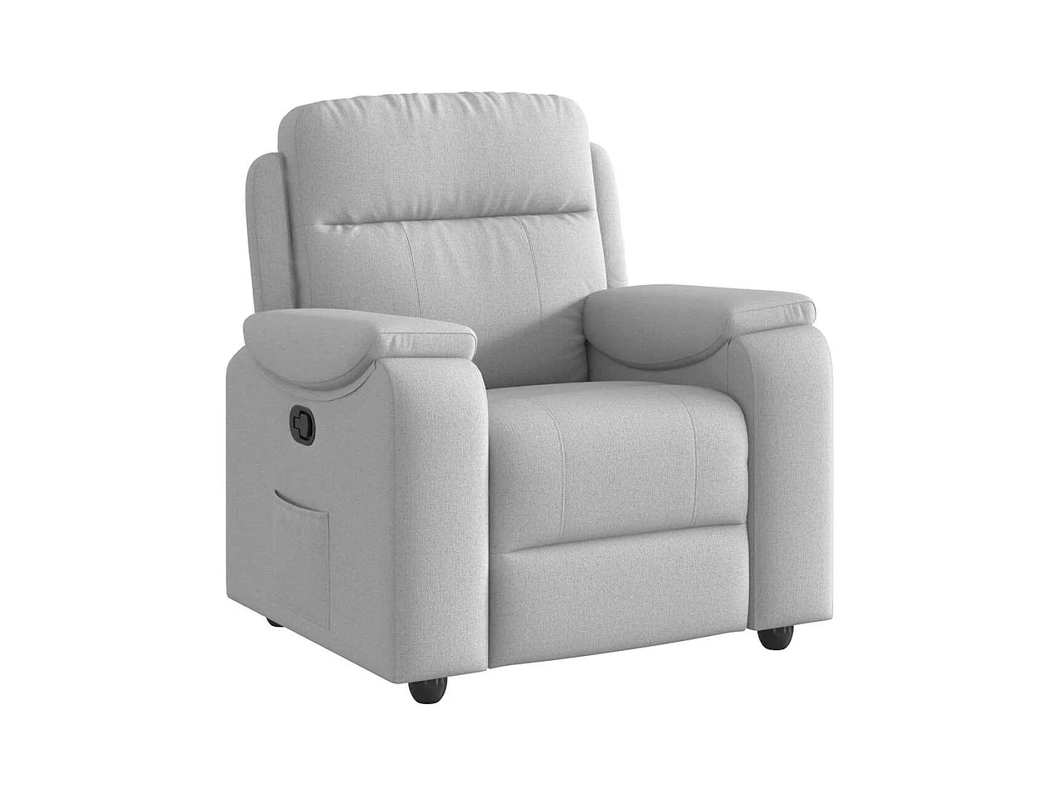 Sillón de relax | Sillón reclinable de tela gris nube SHL8119