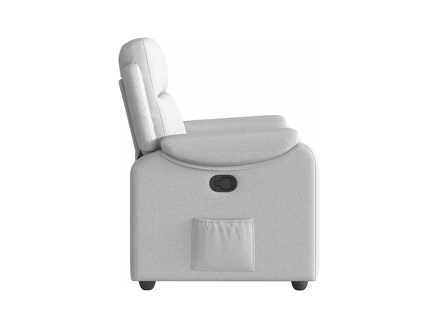 Sillón de relax | Sillón reclinable de tela gris nube SHL8119