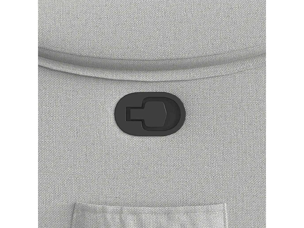 Sillón de relax | Sillón reclinable de tela gris nube SHL8119