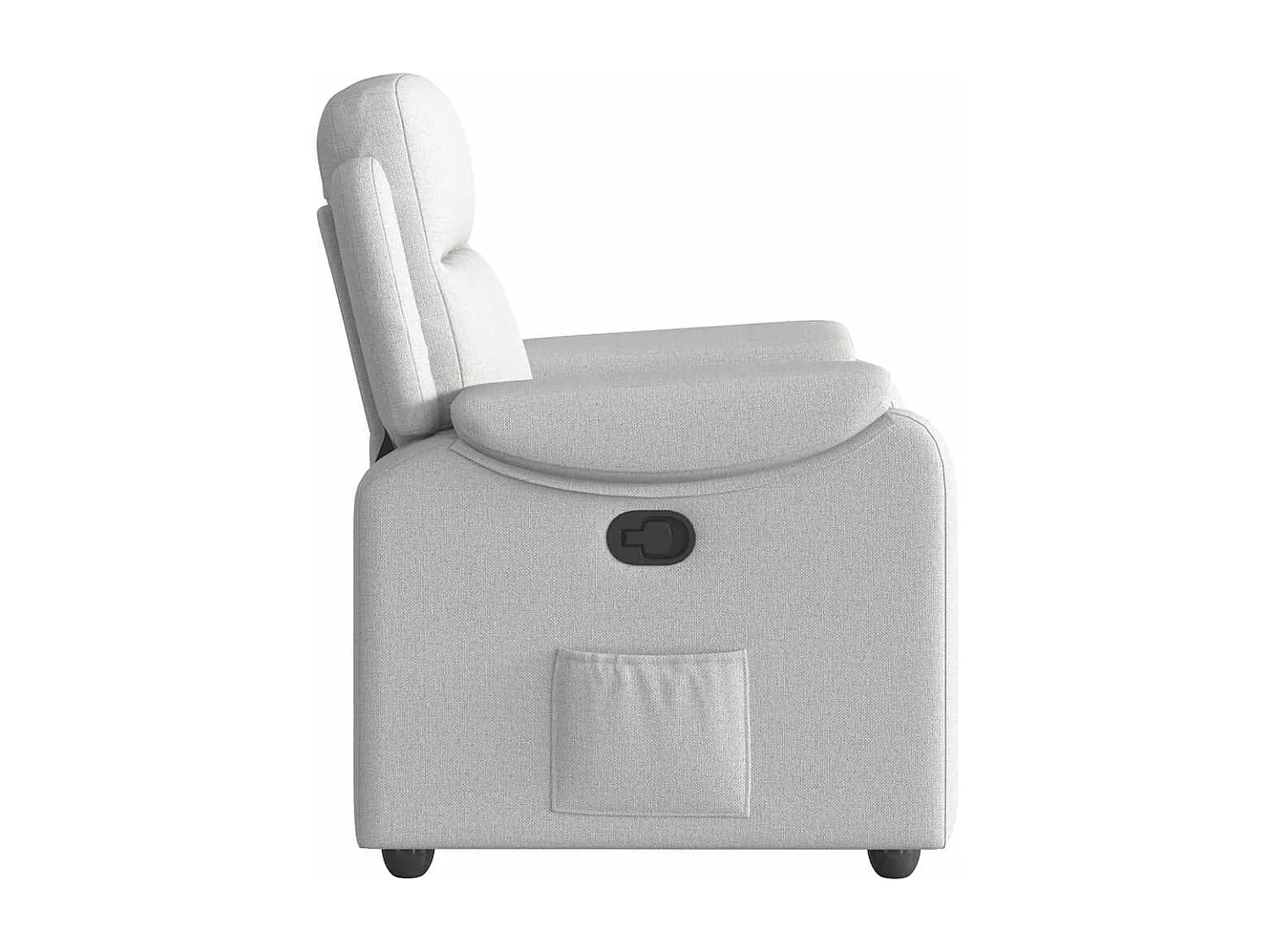 Fauteuil inclinable-Chaise de relax-Fauteuil TV gris nuage tissu SHL4851