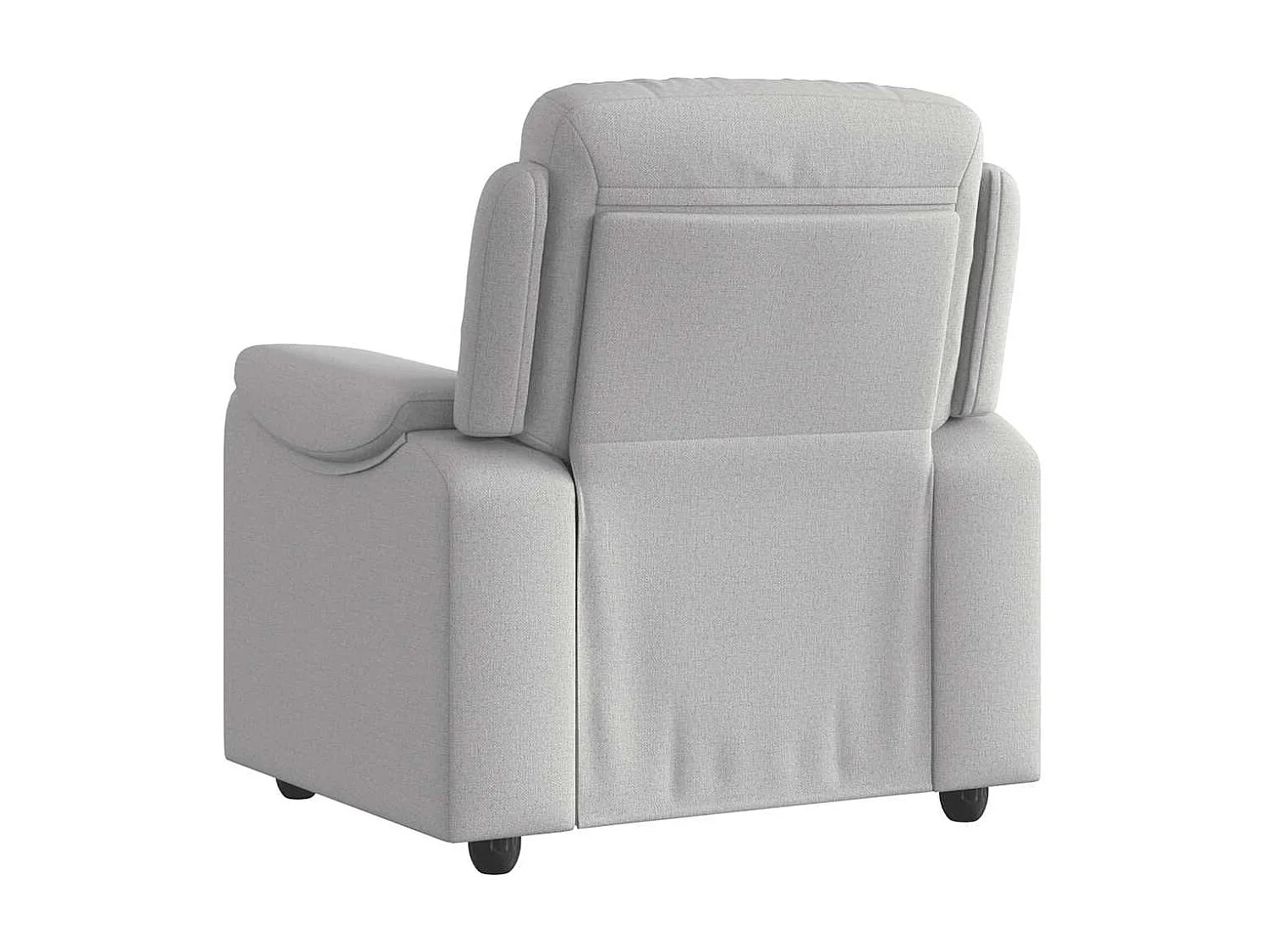 Fauteuil inclinable-Chaise de relax-Fauteuil TV gris nuage tissu SHL4851