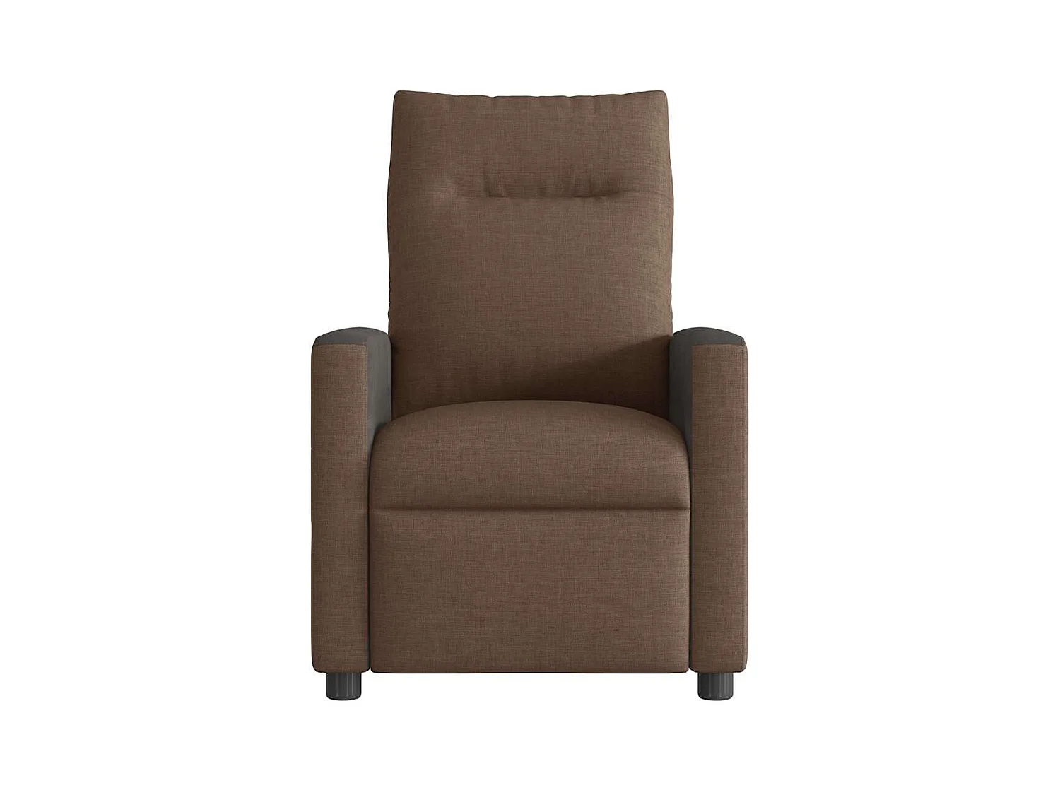 Sillón de relax | Sillón reclinable de masaje eléctrico tela marrón SHL4758