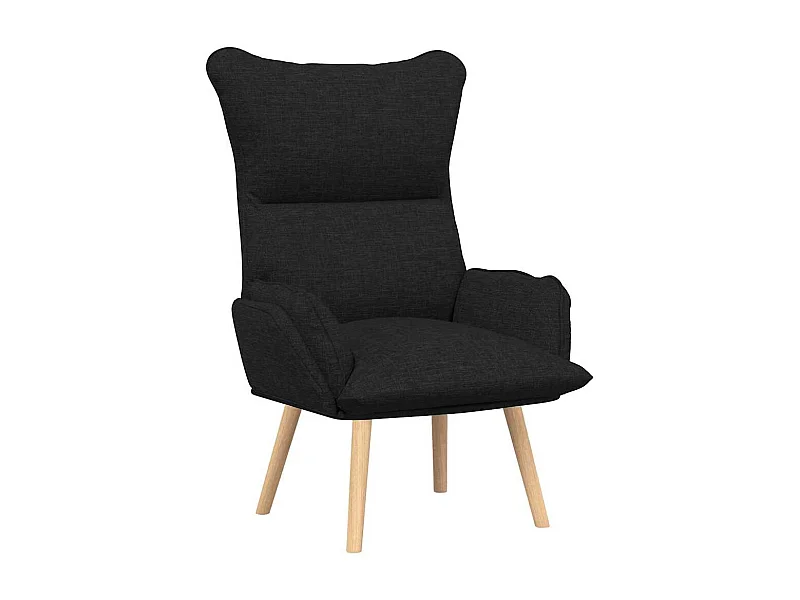 Sillón de relax | Silla Relax | Sillón de salón Negro 69x74x93 cm tela SHL5704