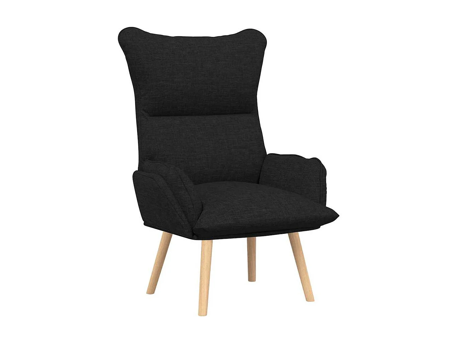 Sillón de relax | Silla Relax | Sillón de salón Negro 69x74x93 cm tela SHL5704