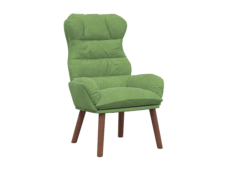 Sillón de relax | Silla Relax | Sillón de salón Verde claro 69x74x93 cm Terciopelo SHL9072