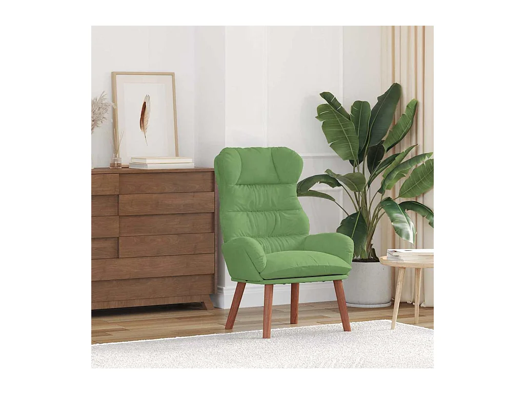 Sillón de relax | Silla Relax | Sillón de salón Verde claro 69x74x93 cm Terciopelo SHL9072