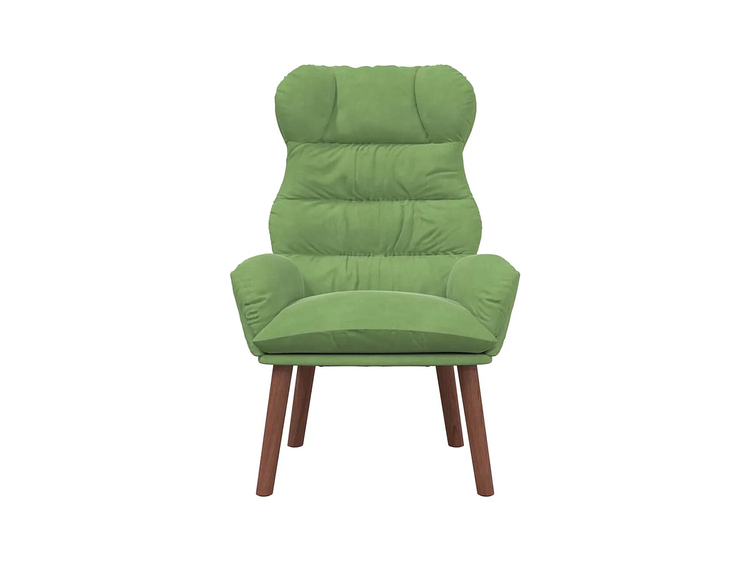 Sillón de relax | Silla Relax | Sillón de salón Verde claro 69x74x93 cm Terciopelo SHL9072