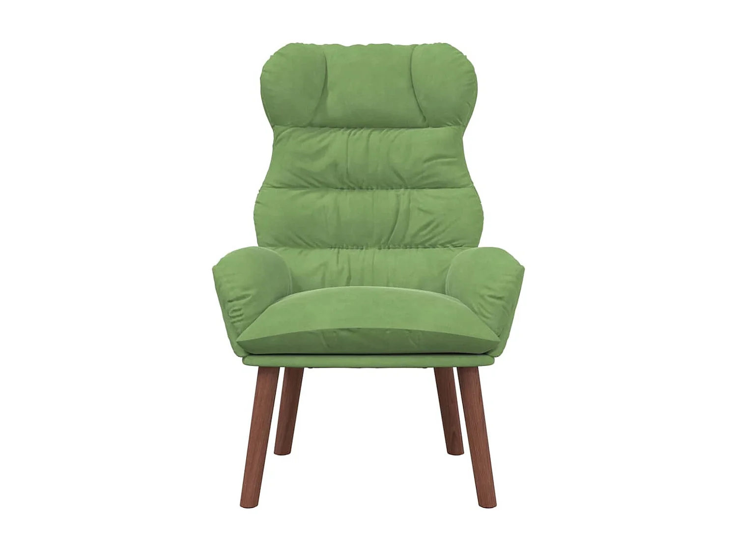 Sillón de relax | Silla Relax | Sillón de salón Verde claro 69x74x93 cm Terciopelo SHL9072