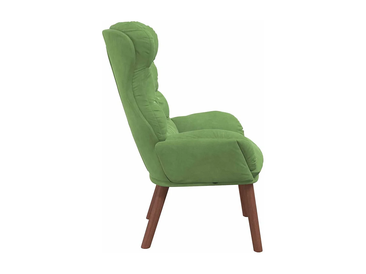 Sillón de relax | Silla Relax | Sillón de salón Verde claro 69x74x93 cm Terciopelo SHL9072