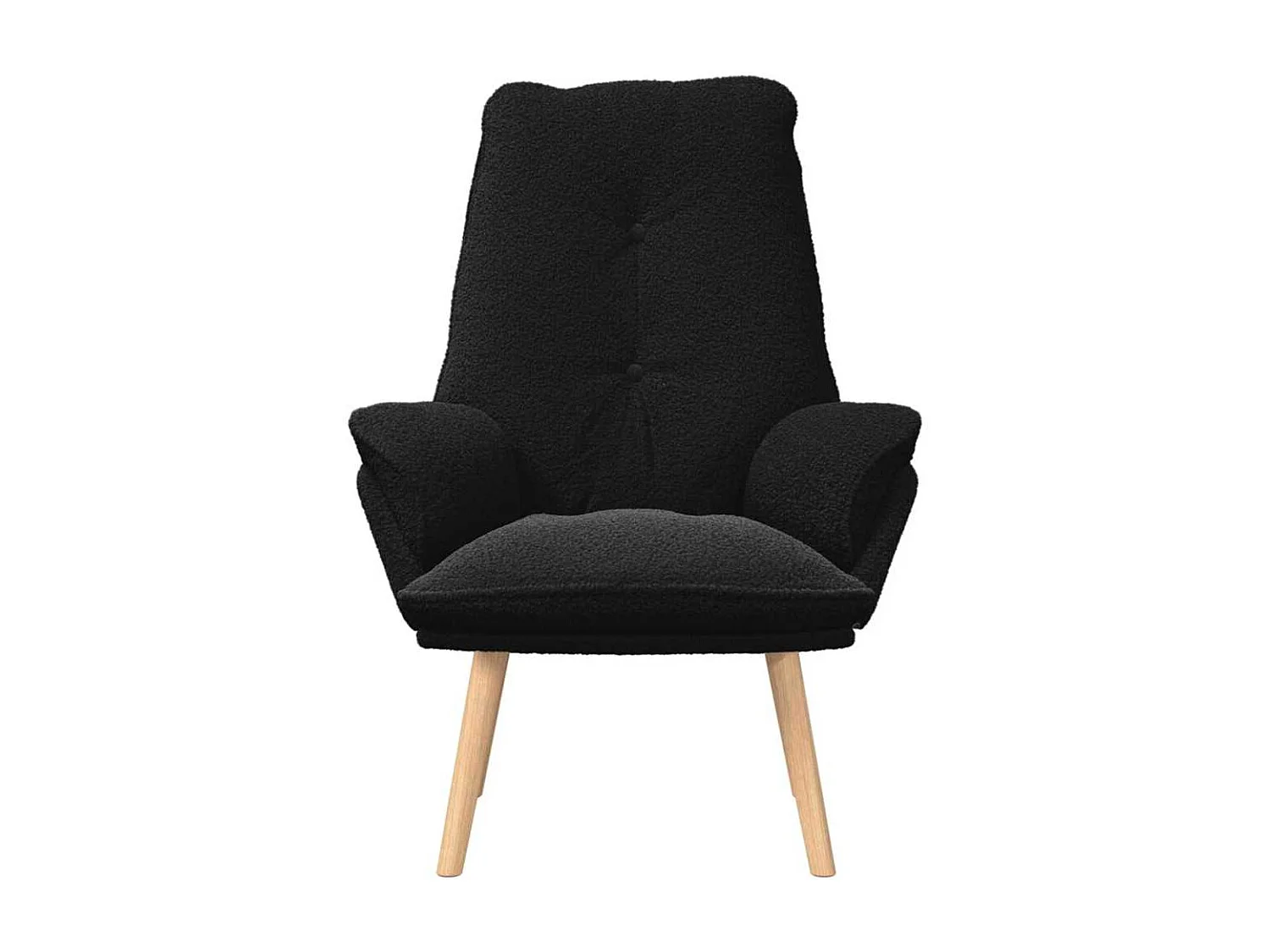 Sillón de relax | Silla Relax | Sillón de salón Negro 69x74x93 cm tela SHL3971