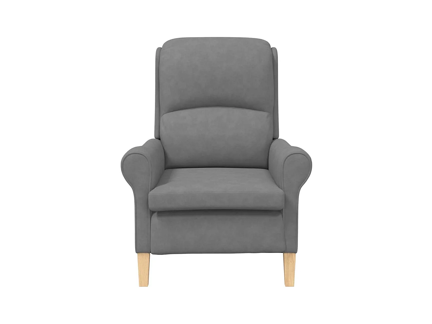 Poltrona | Cadeira Relax Cinzento escuro 76x94x102 cm Microfibra SHL359366