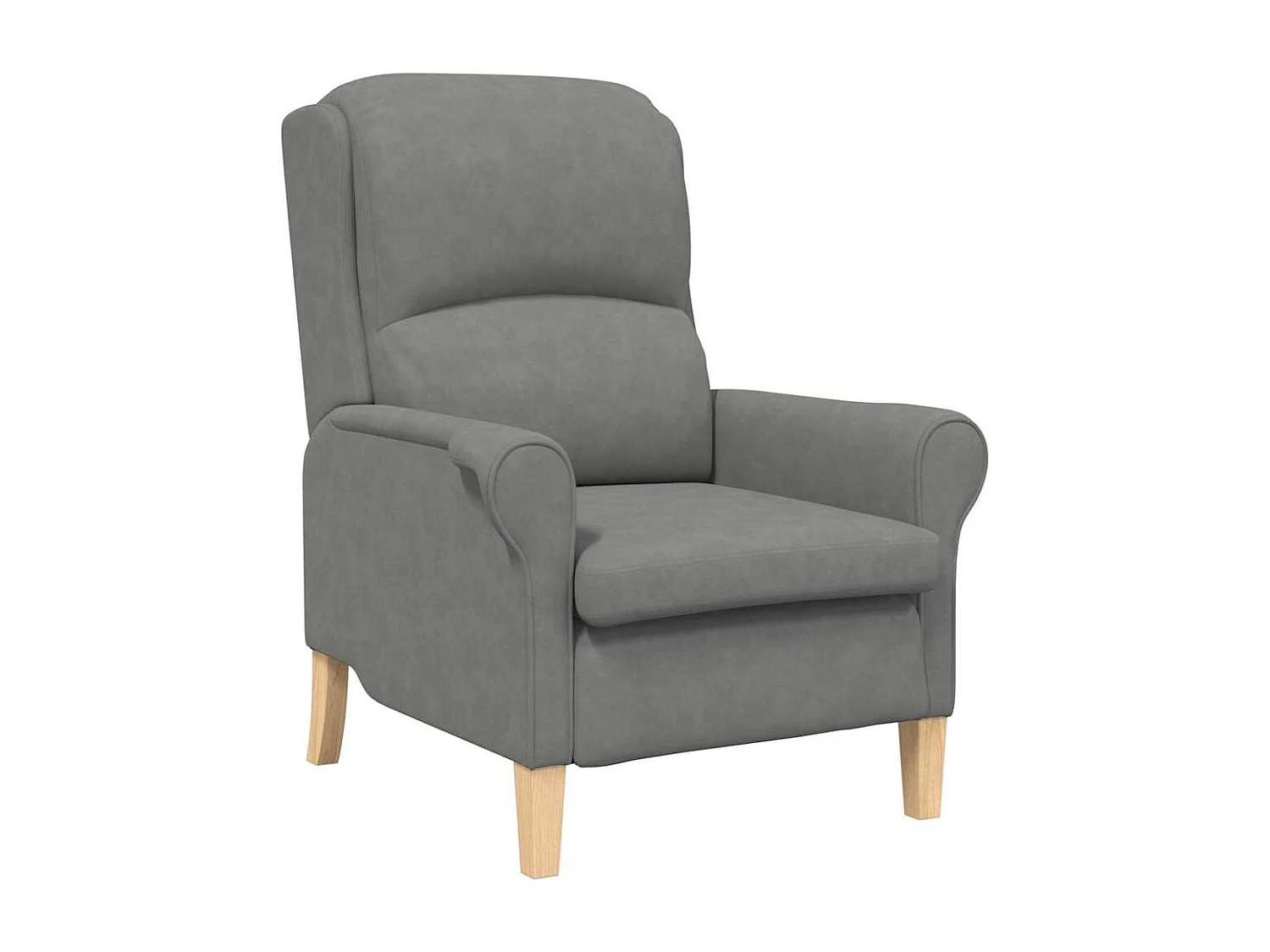 Fauteuil de Salon-Chaise de relax Gris foncé 76x94x102 cm Microfibre SHL2310