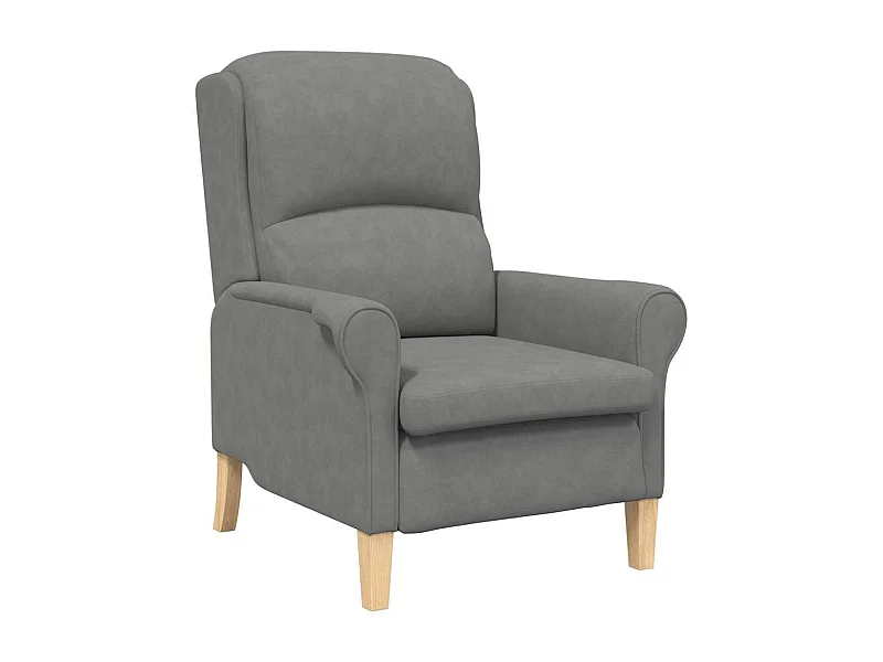 Fauteuil de Salon-Chaise de relax Gris foncé 76x94x102 cm Microfibre SHL2310