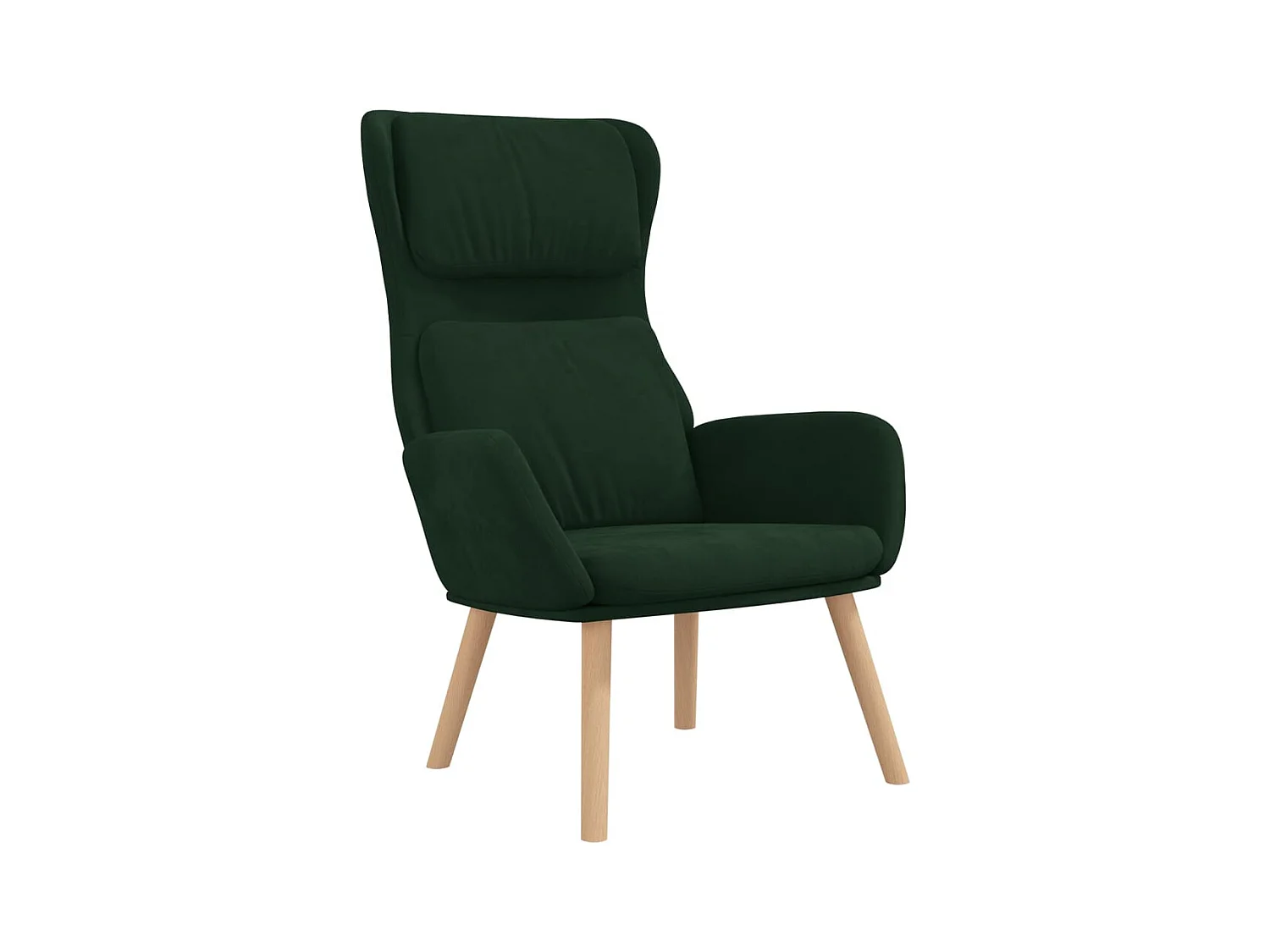 Sillón de relax | Silla de relax de terciopelo verde oscuro SHL5178