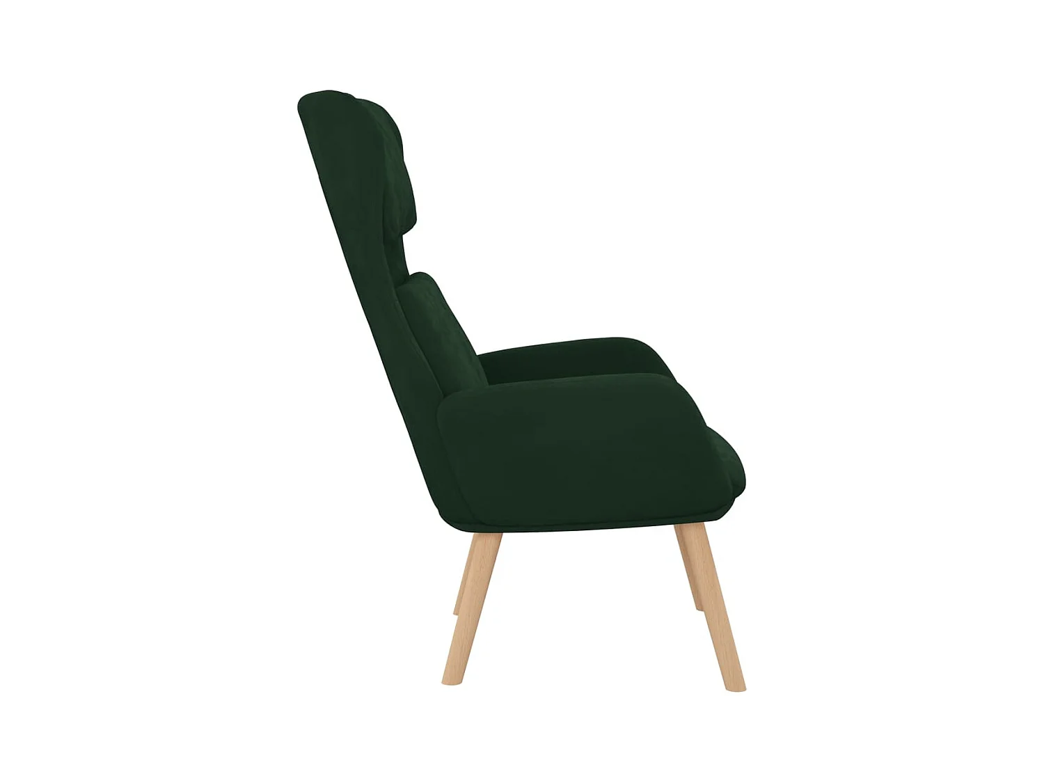 Sillón de relax | Silla de relax de terciopelo verde oscuro SHL5178