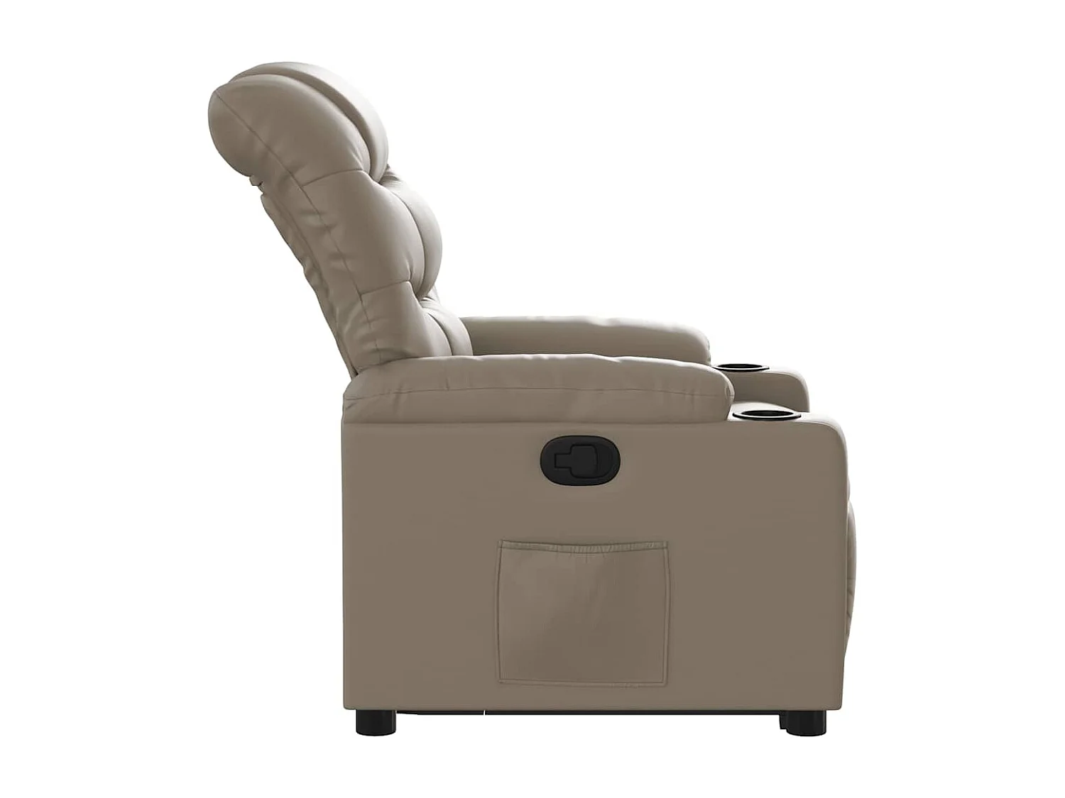 Fauteuil inclinable-Chaise de relax-Fauteuil salon Cappuccino Similicuir SHL1175