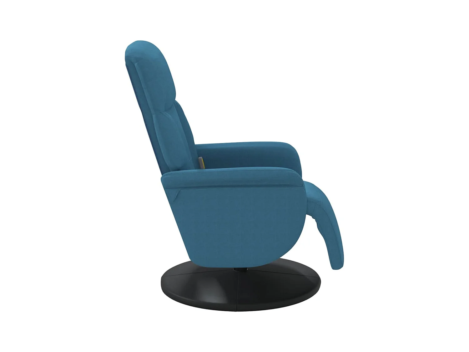 Sillón de relax | Sillón reclinable de masaje con reposapiés terciopelo azul SHL8039
