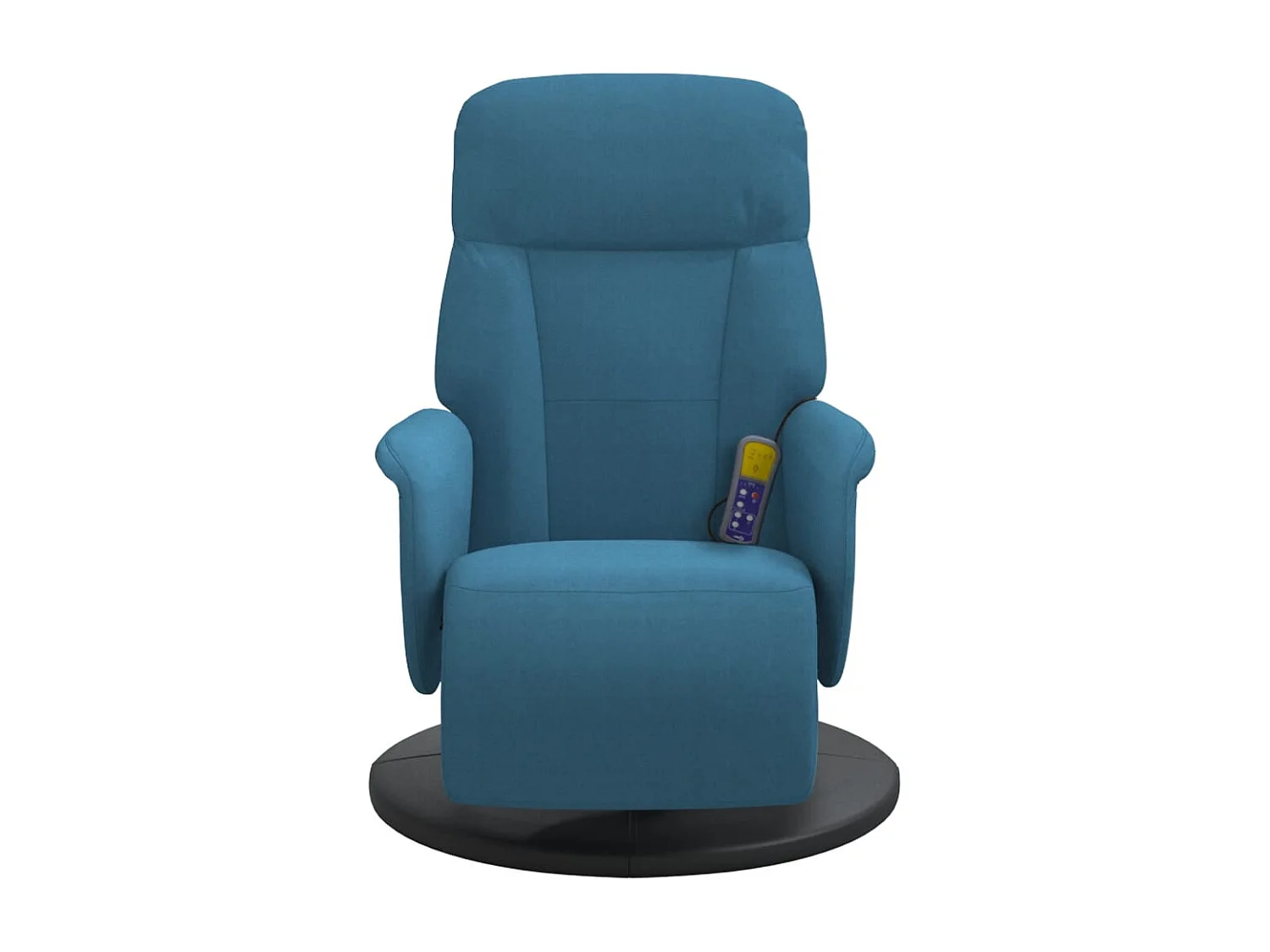 Massagesessel | Relaxsessel mit Fußteil Blau Samt SHL46352