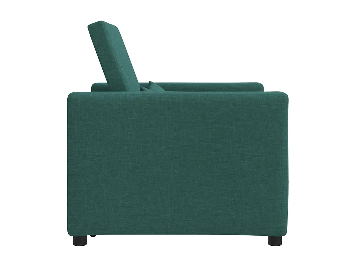 Sofá Cama Individual Verde oscuro 90x165x87 cm tela SHL8975
