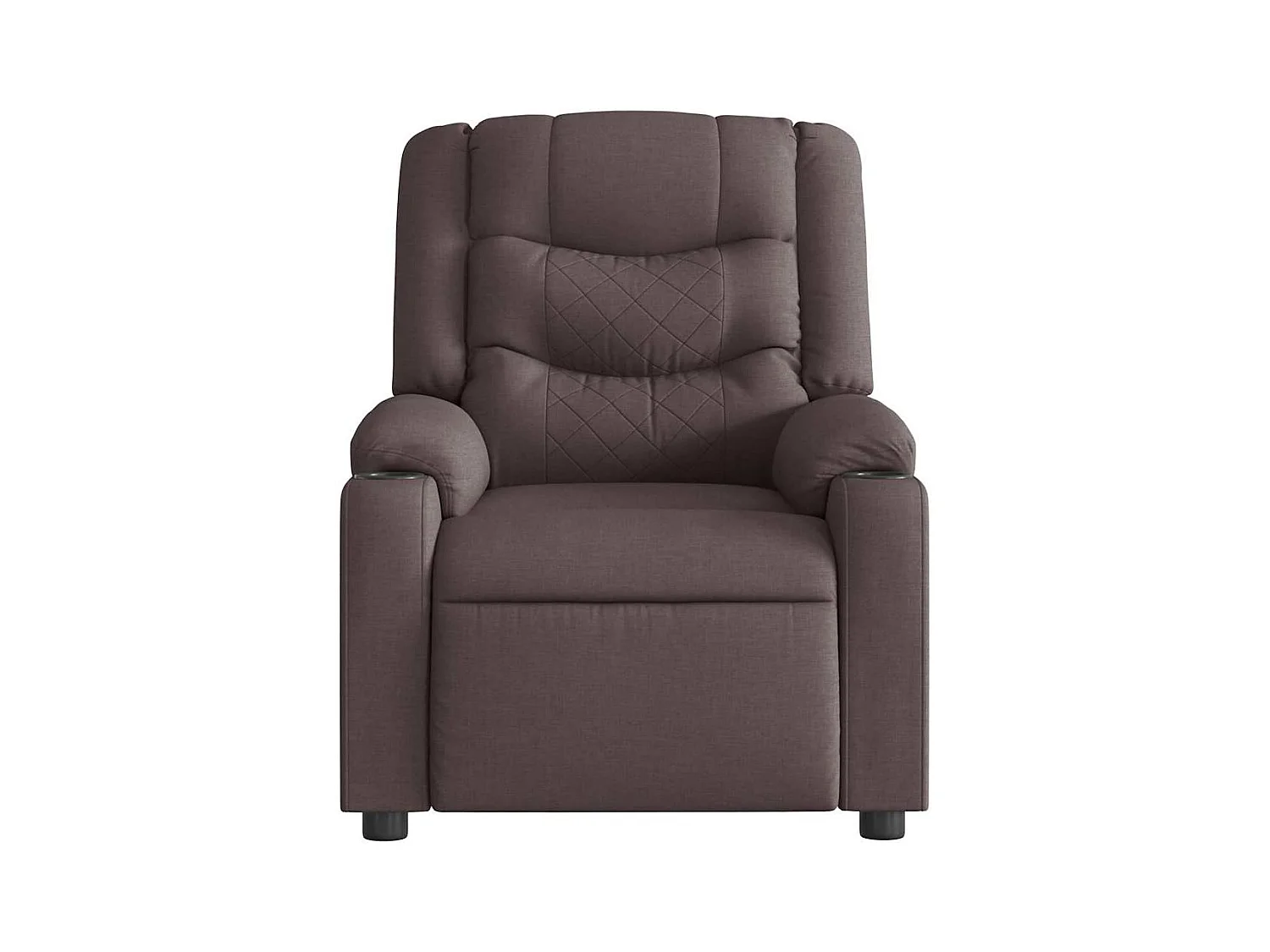 Sillón de relax | Silla | Sillón reclinable eléctrico tela marrón oscuro SHL2544
