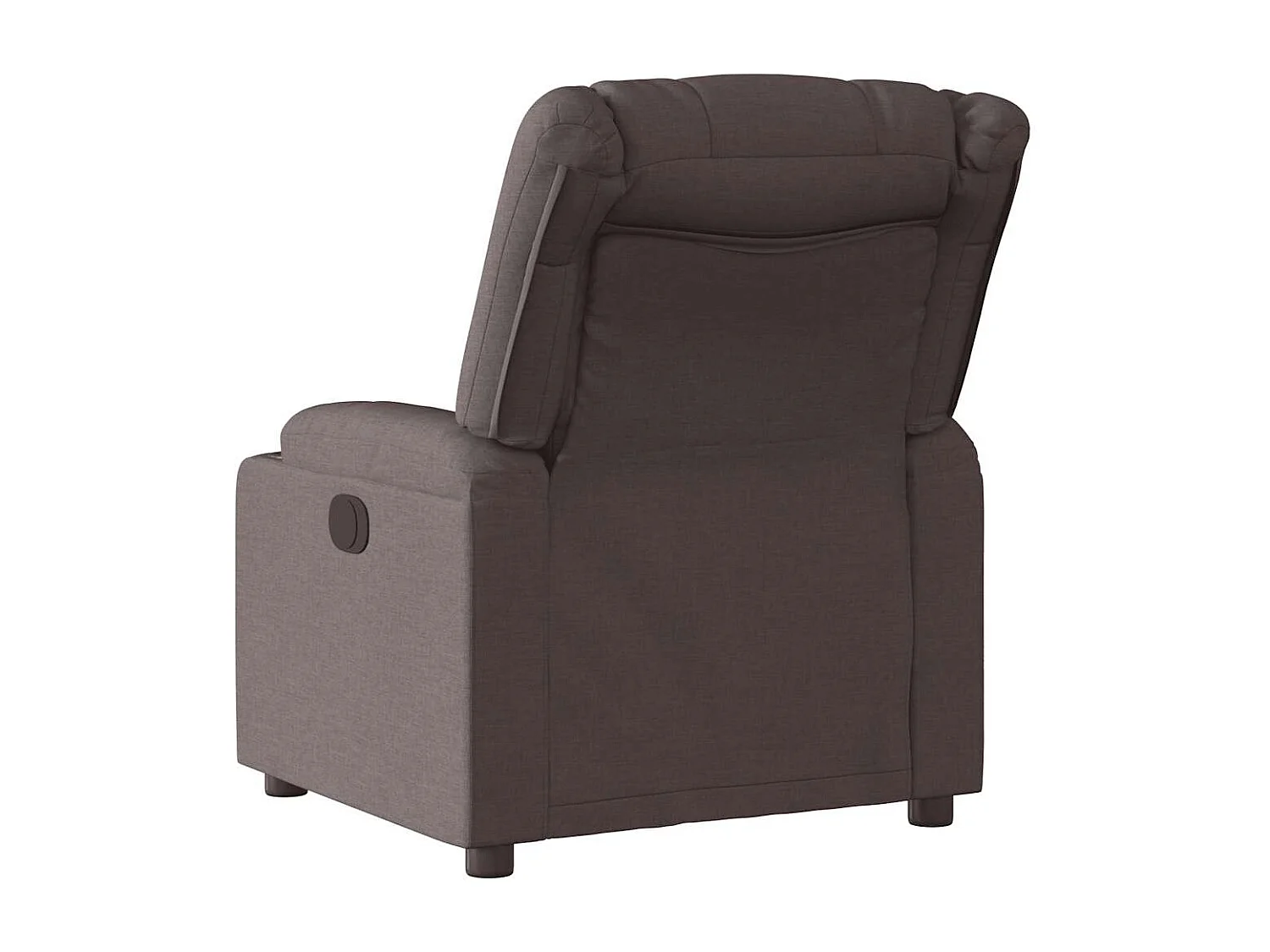 Fauteuil inclinable électrique-Chaise de relax-Fauteuil TV Marron foncé Tissu SHL1388